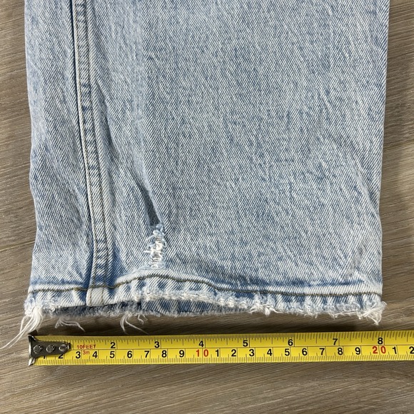 Abercrombie & Fitch 33 /16R The 90s Straight Ultra High Rise Light Wash - Picture 11 of 11